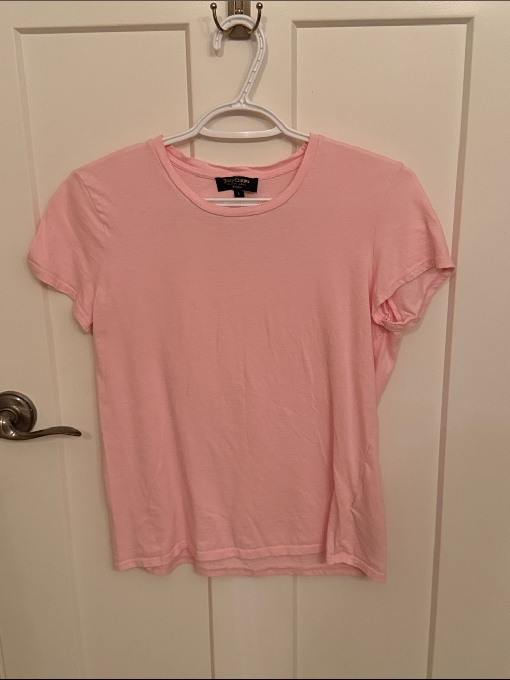 Juicy Couture Light Pink Short Sleeve Crewneck Tee